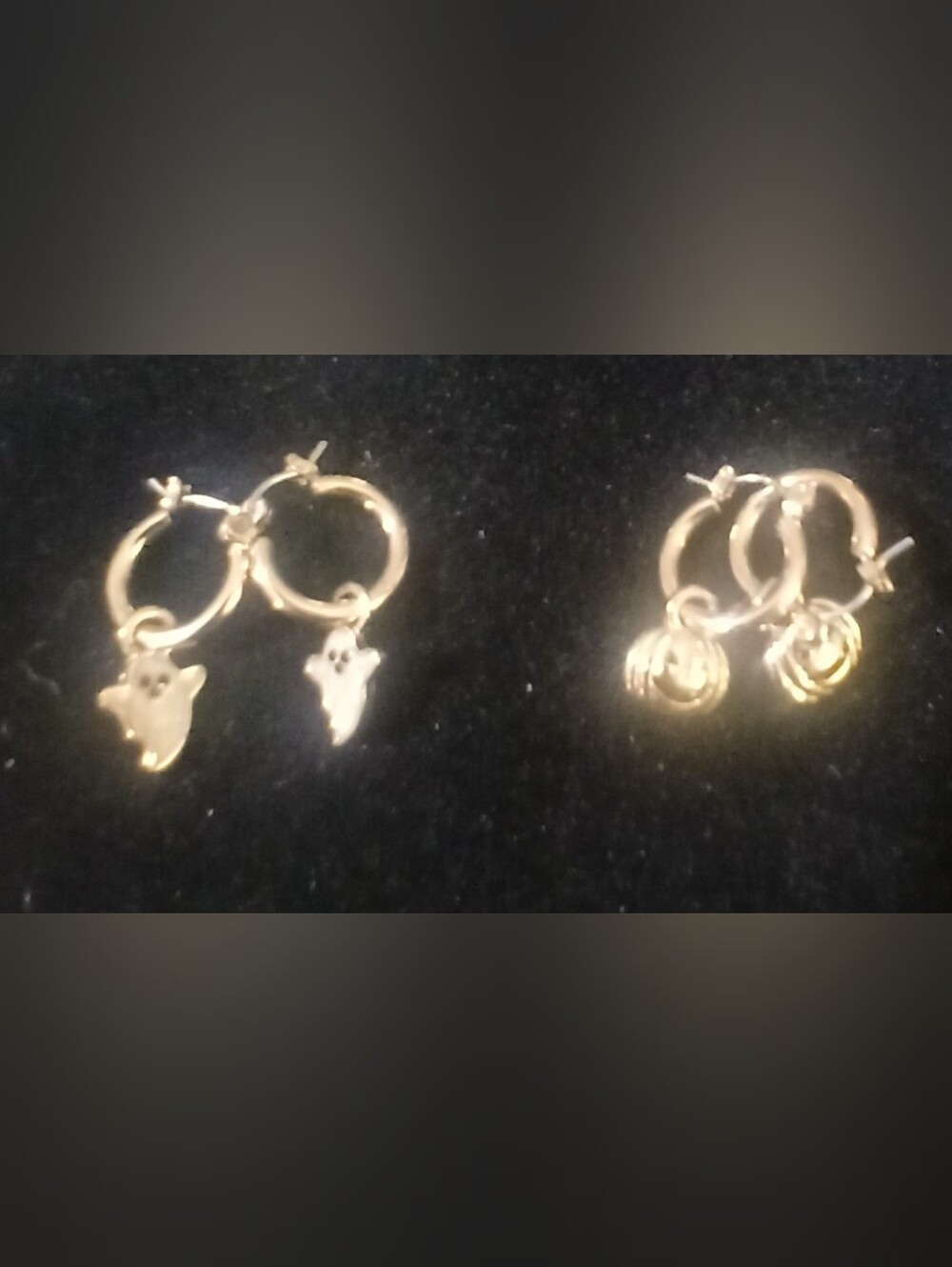 Fall Theme Hoop Earrings 2 Pairs
